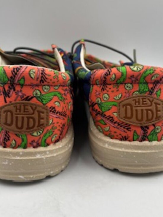 NEW Hey Dude Wally Margaritaville shoes men’s 12 Tropical Slip on